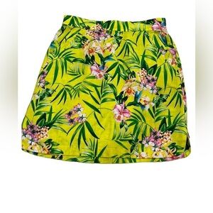 Tommy Bahama linen, tropical skirt